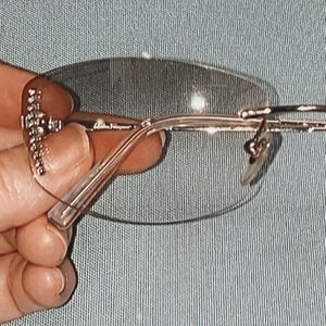 Salvatore Ferragamo Sunglasses with Swarovski Crystals